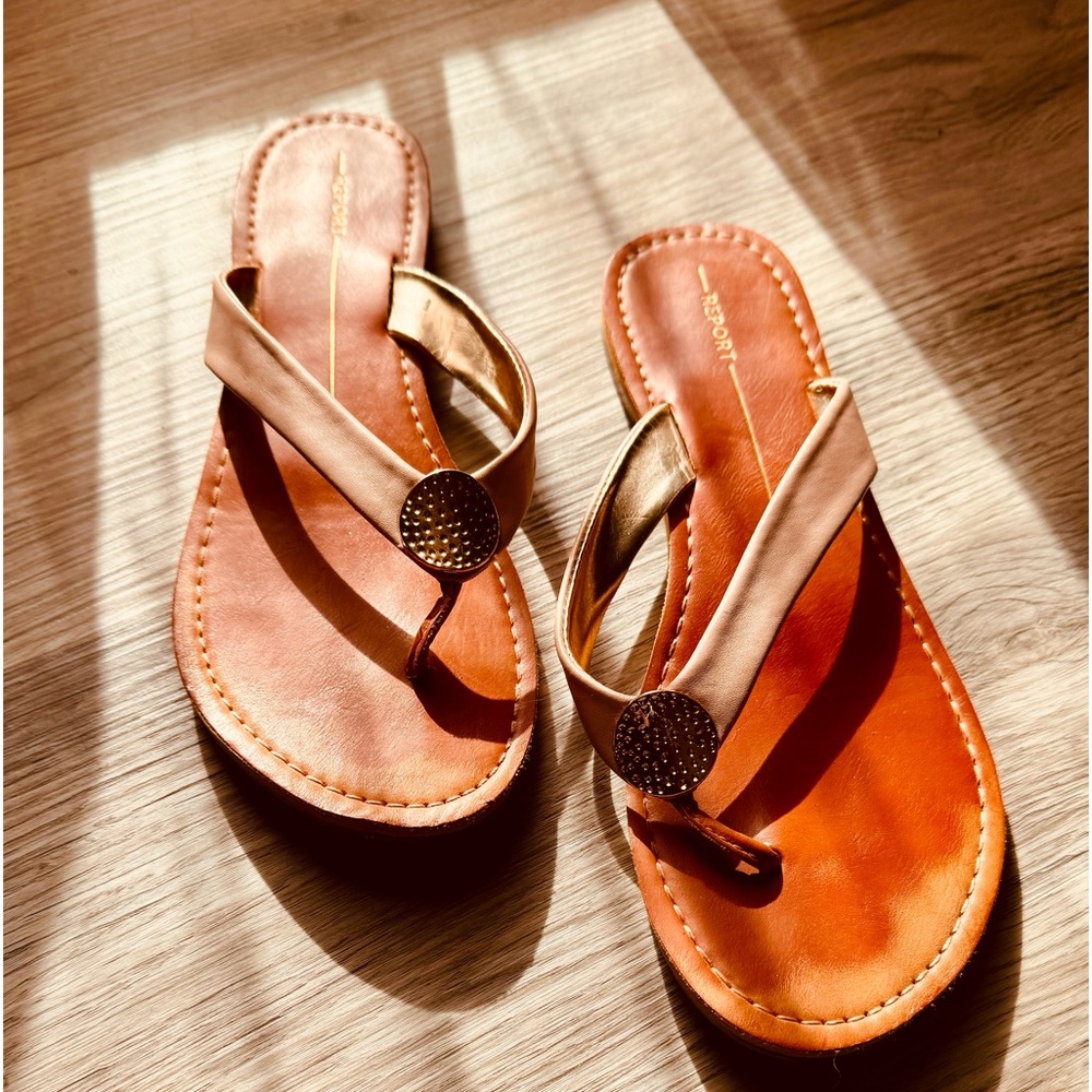 Report Pink Flip Flop Sandals
